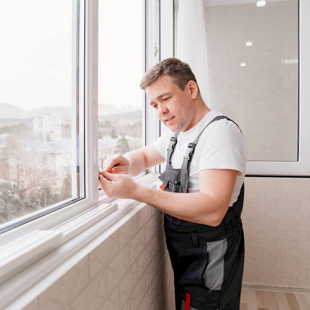 Egy generálkivitelező erkély felújítás közben Csorváson