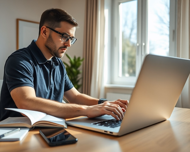 Fotó egy zárszerelőről, amint precízen biztonsági audit jelentéskészítést végez egy nappaliban.