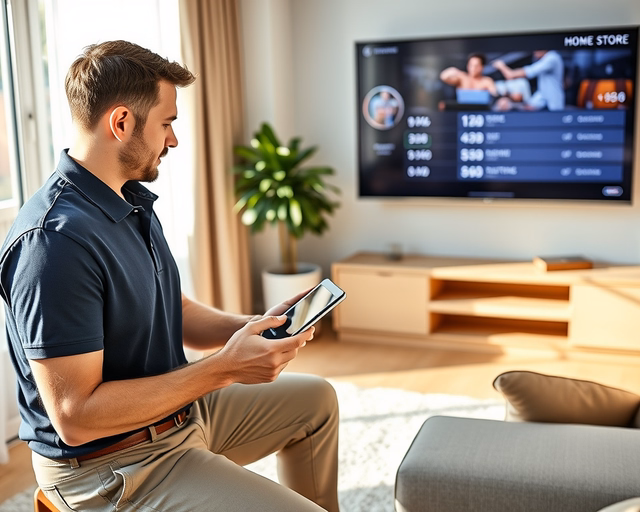 Fotó egy szakemberről, amint precízen csatornát állít be egy udvaron.