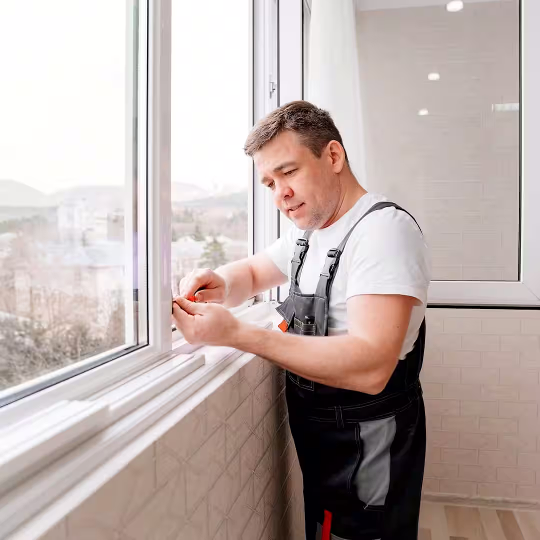 Egy hangszigetelő erkély hangszigetelés közben Nagykállóen