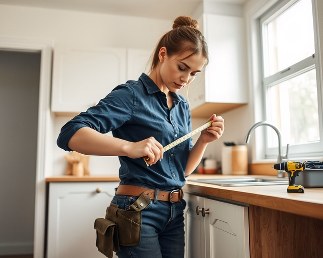 Felújítás és generálkivitelezés: Munkás csiszolja a régi vakolatot falról, porvédő szemüvegben és maszkban, miközben új, egyenletes alapot készít a későbbi gletteléshez.