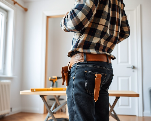 Kádár-kocka átépítése: mester dolgozik, bontja a régi falakat, méri az új nyílásokat, vasalatot szerel, betonoz és vízszigetelést készít az új belső térhez.