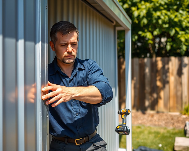 A szerelő precízen illeszti a Laminált padló deszkáit, gumikalapáccsal kocogtatva és ékeket használva, hogy egyenes illesztés és tökéletes hézag nélküli felület jöjjön létre.
