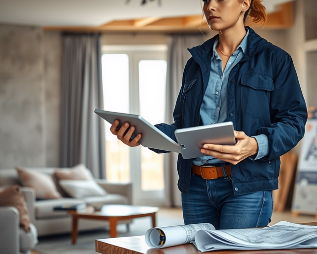 Társasház kivitelezése: munkások felállítják az állványzatot, betonozzák az emelethézagokat, precízen igazítják az ablakkereteket és ellenőrzik a szerkezet szilárdságát.