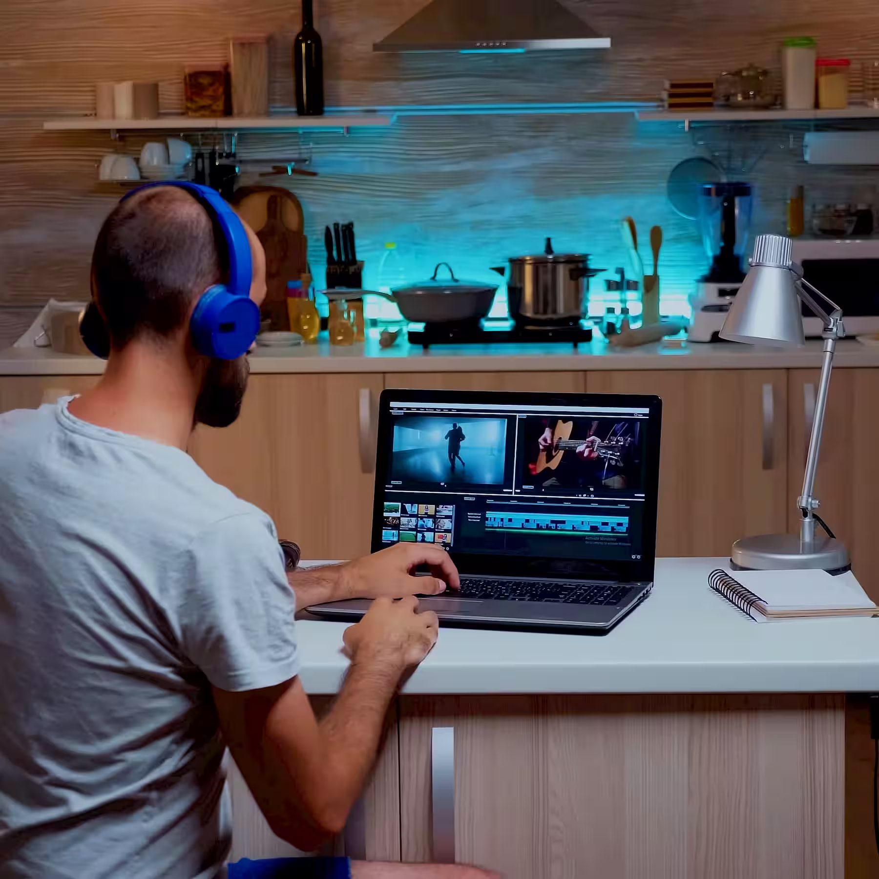 Egy operatőr videoklip készítés közben Szigetszentmiklósen